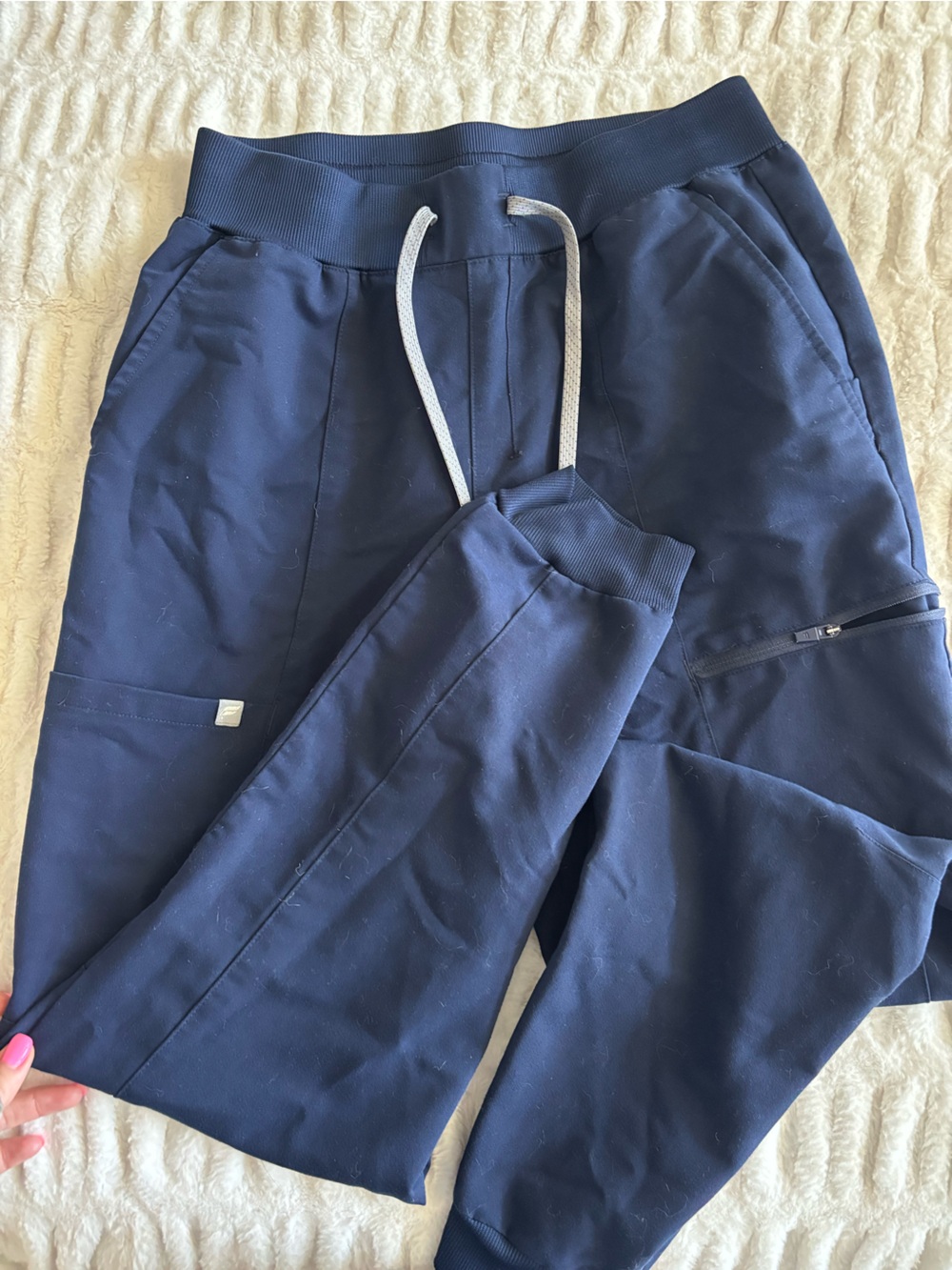Fabletics Navy Jogger Scrubs